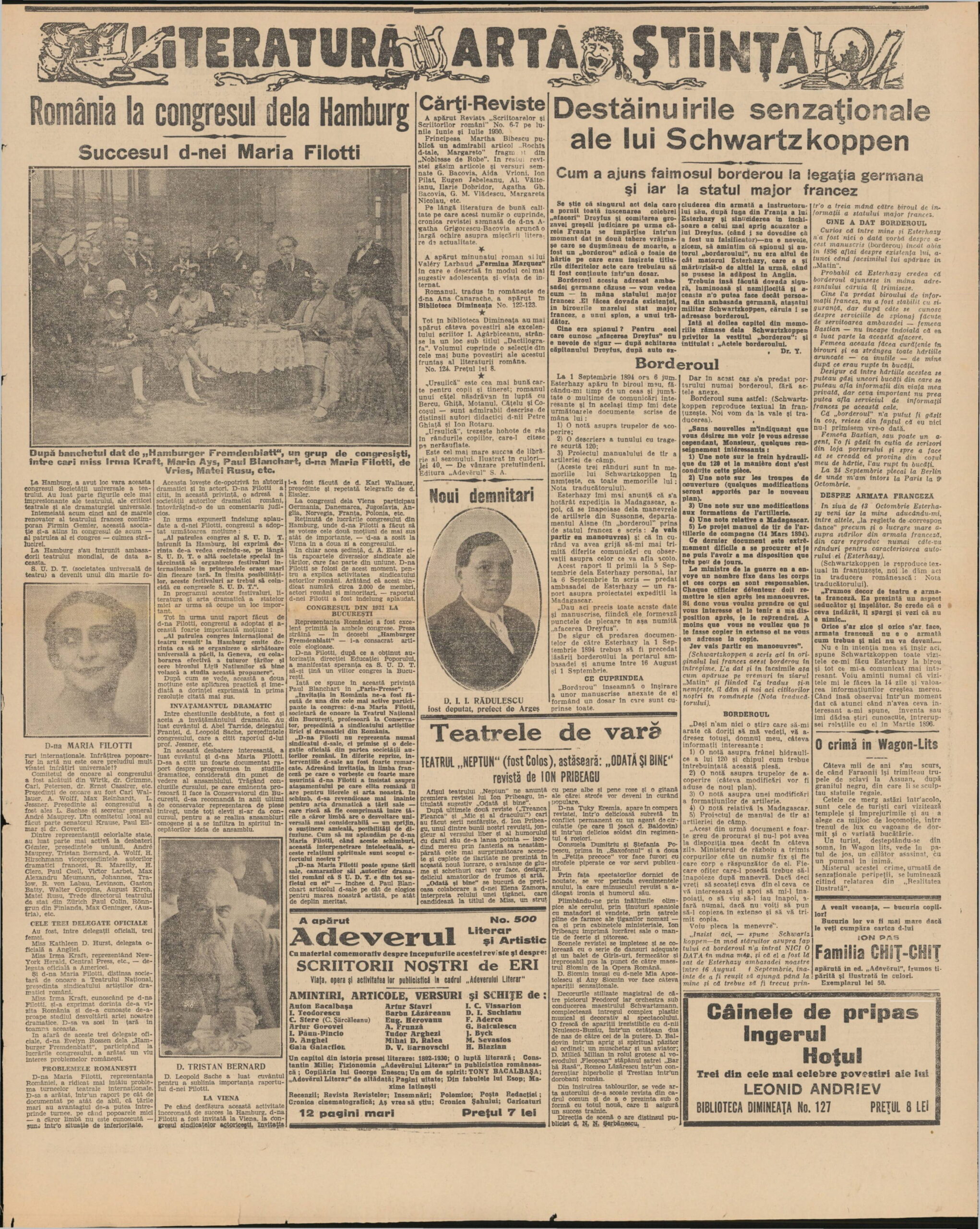 7 Dimineata 1930