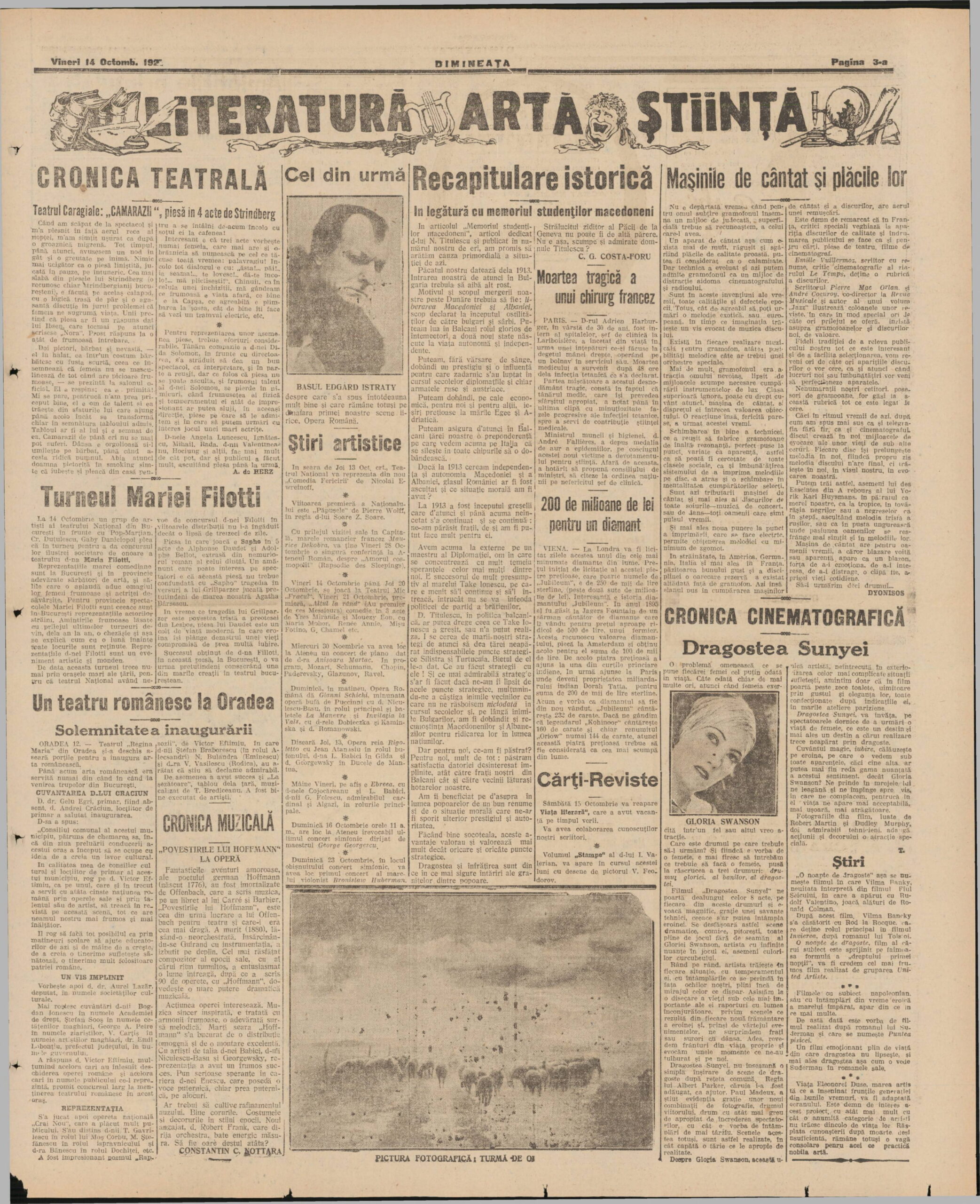 Dimineata 1927 10 1650573051 pages173 173 cronica camarazii 1