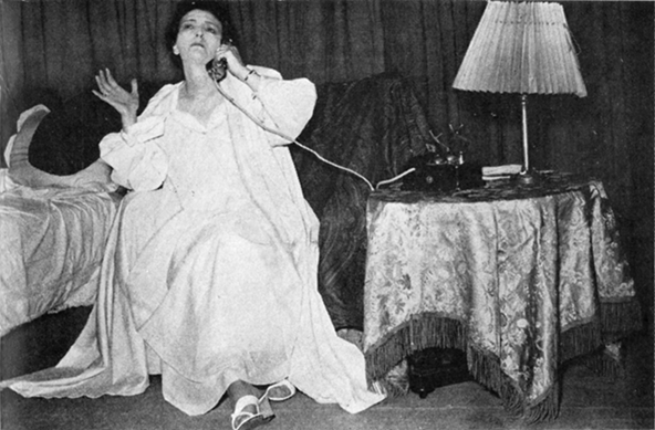 Dida Solomon în Vocea de Jean Cocteau