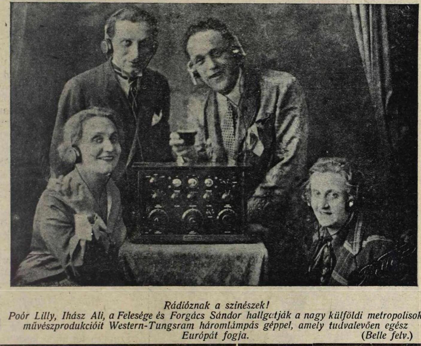 11 a Actorii la microfon Szinhaz es Tarsasag 1926 (1)